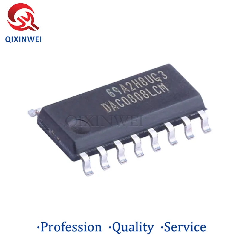 

5Pcs DAC0808 DAC0808LCMX DAC0808LCMX DAC0808LCMX SOP16 converter chip