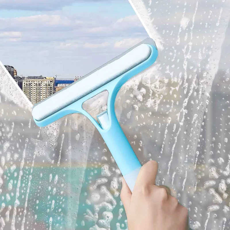 

Car Glass Water Wiper Scraper Windshield Window Cleaning Brushes Automobile Three-in-one Squeegee Wiper Blade Auto Tools