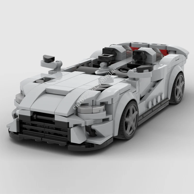 

333PCS MOC Speed Champions V12 Speedster Sportscar Model Building Blocks Technology Bricks DIY Creative Assembly Kids Toys Gifts