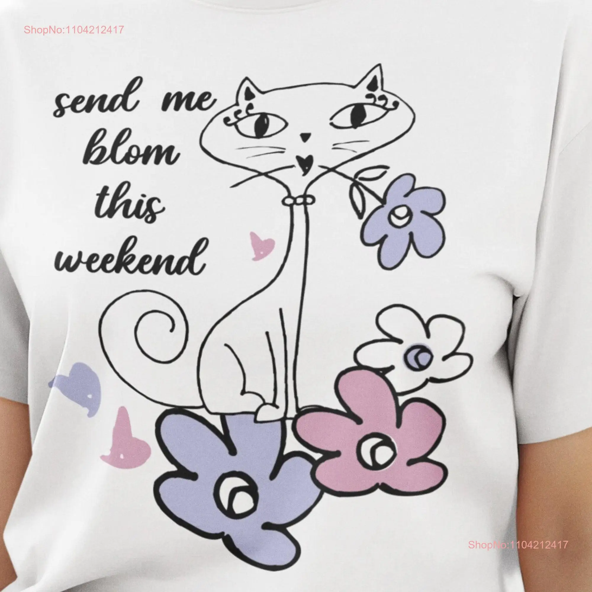 Col Cat quirky футболка с котами для женщин рубашки принтом Lover Idea длинными или