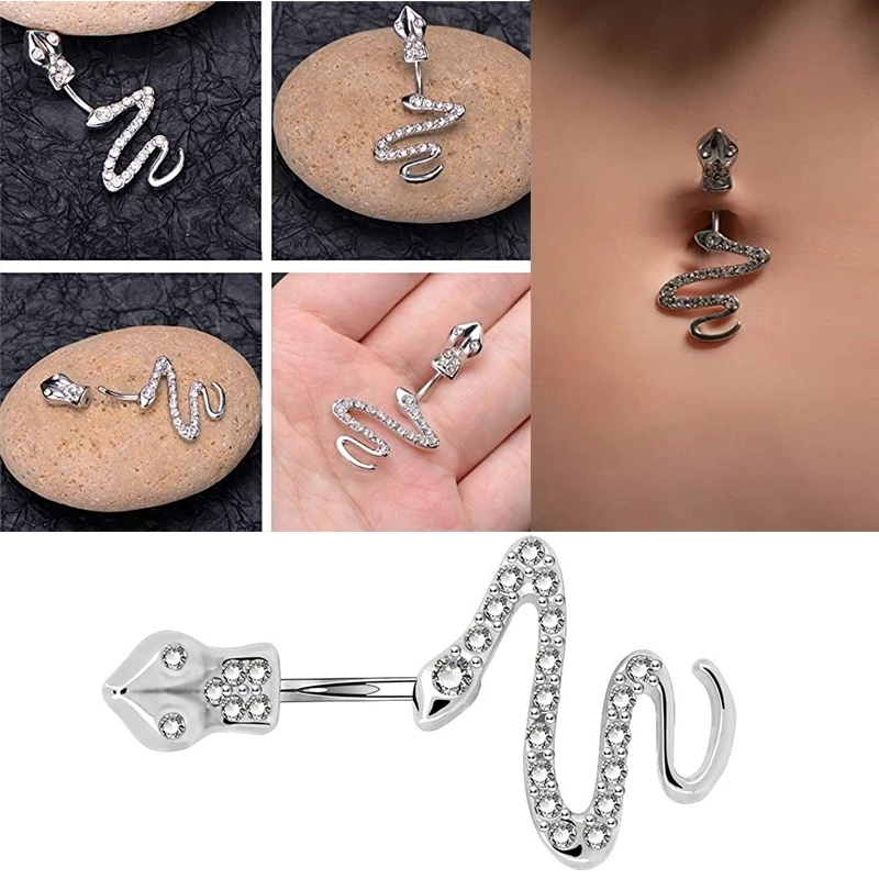 Женское кольцо для пирсинга живота из хирургической стали |