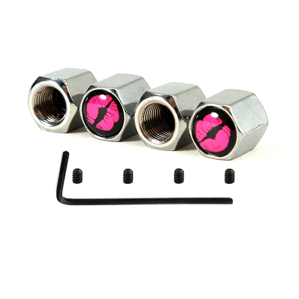 

5 шт./комплект, противоугонная крышка из цинкового сплава для автомобильных шин