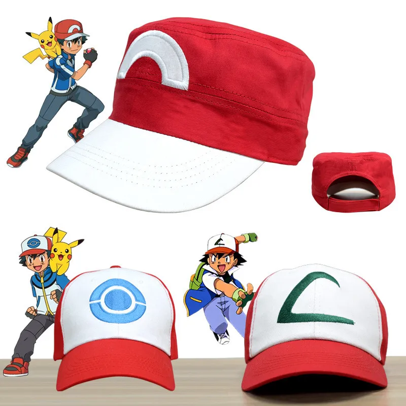

Anime Poke Ball Pokemon Pikachu Baseball Caps Kids Summer Mesh Hats Hip Hop Hat Sports Snapback Cap Boys Girls Christmas Gifts