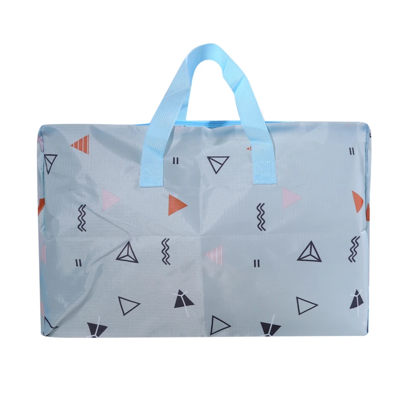

Printing Blanket Storage Bag Folding Closet Organizer Large-Capacity Travel Package Bag Dustproof Organizer for Clothes Bag New