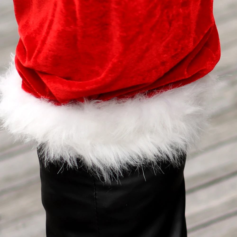 10 шт./лот рождественские костюмы Санта Клауса для косплея карнавальные