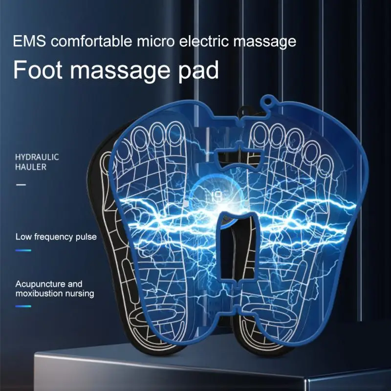 

EMS Electric Foot Massager Pad Foldable Foot Massage Mat Feet Muscle Stimulator Relieve Pain Health Improve Blood Circulation