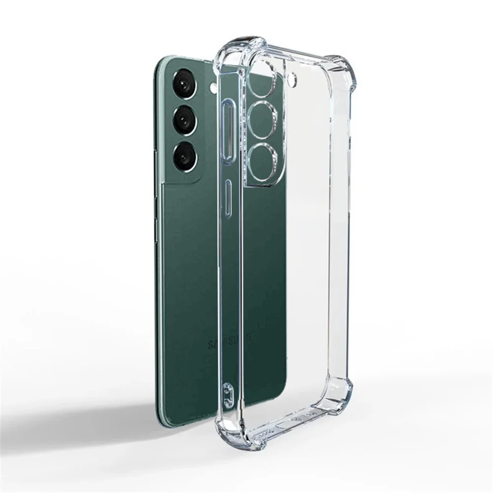 Толстый Ударопрочный силиконовый прозрачный чехол для телефона Samsung Galaxy S23 S22 S21 S20 Ultra S10 S9 S8 Plus S7 Edge Note 20 10 9 8, чехол