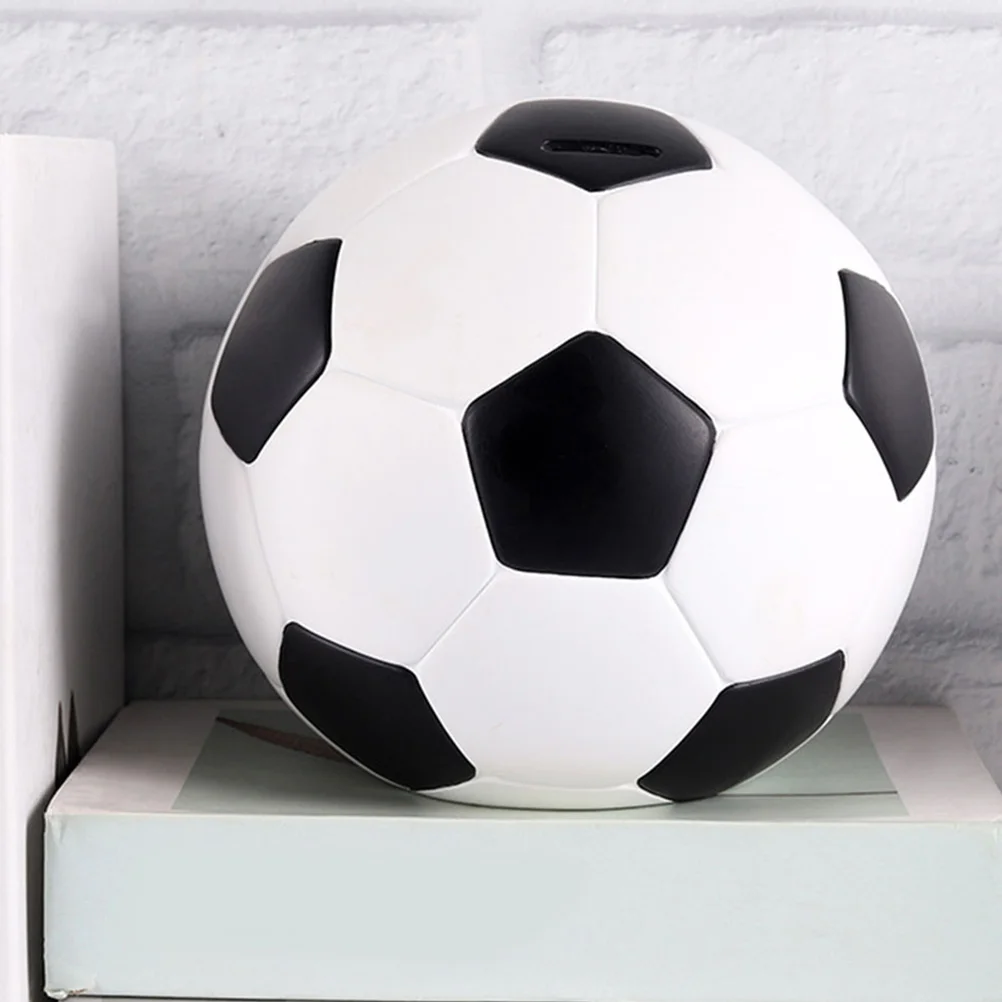 Копилка в виде футбольного мяча копилка для хранения денег милая небьющаяся