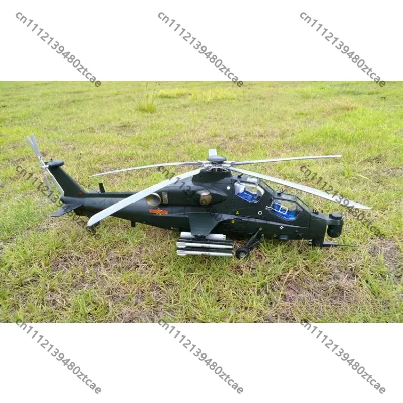 Фото Масштабная модель вооруженного вертолета Z-10 из металлического сплава 1:32, высокодетализированная, для коллекции и декора. №1