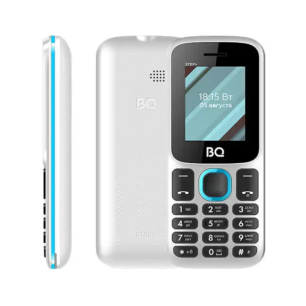 Мобильный телефон BQ 1848 Step+ White+Blue |