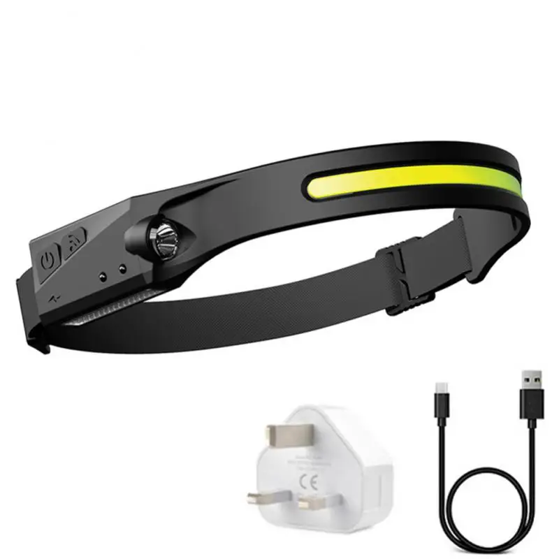

Headlamps Outdoor LED USB Rechargeable Running Headlamp 230 Degree Illumination Waterproof Head Flashlight Cycling Head Light