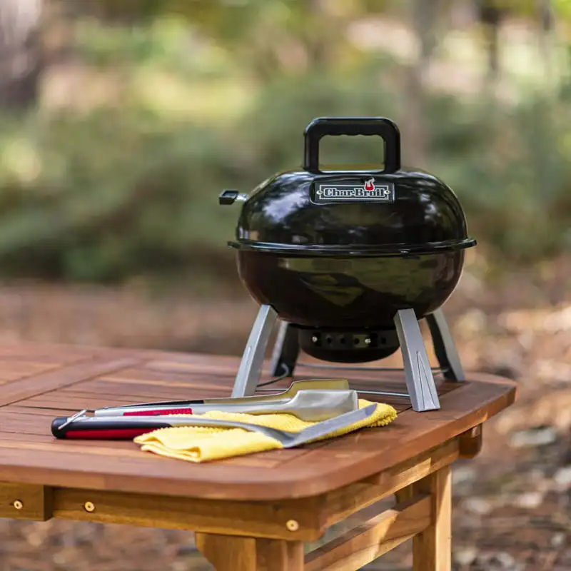 

Portable Tabletop Kettle Charcoal Grill