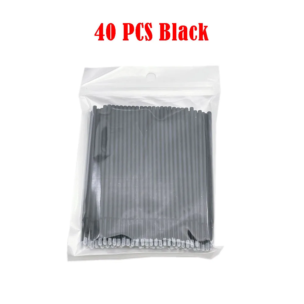 100 шт./бутылка одноразовые аппликаторы для микрокистей