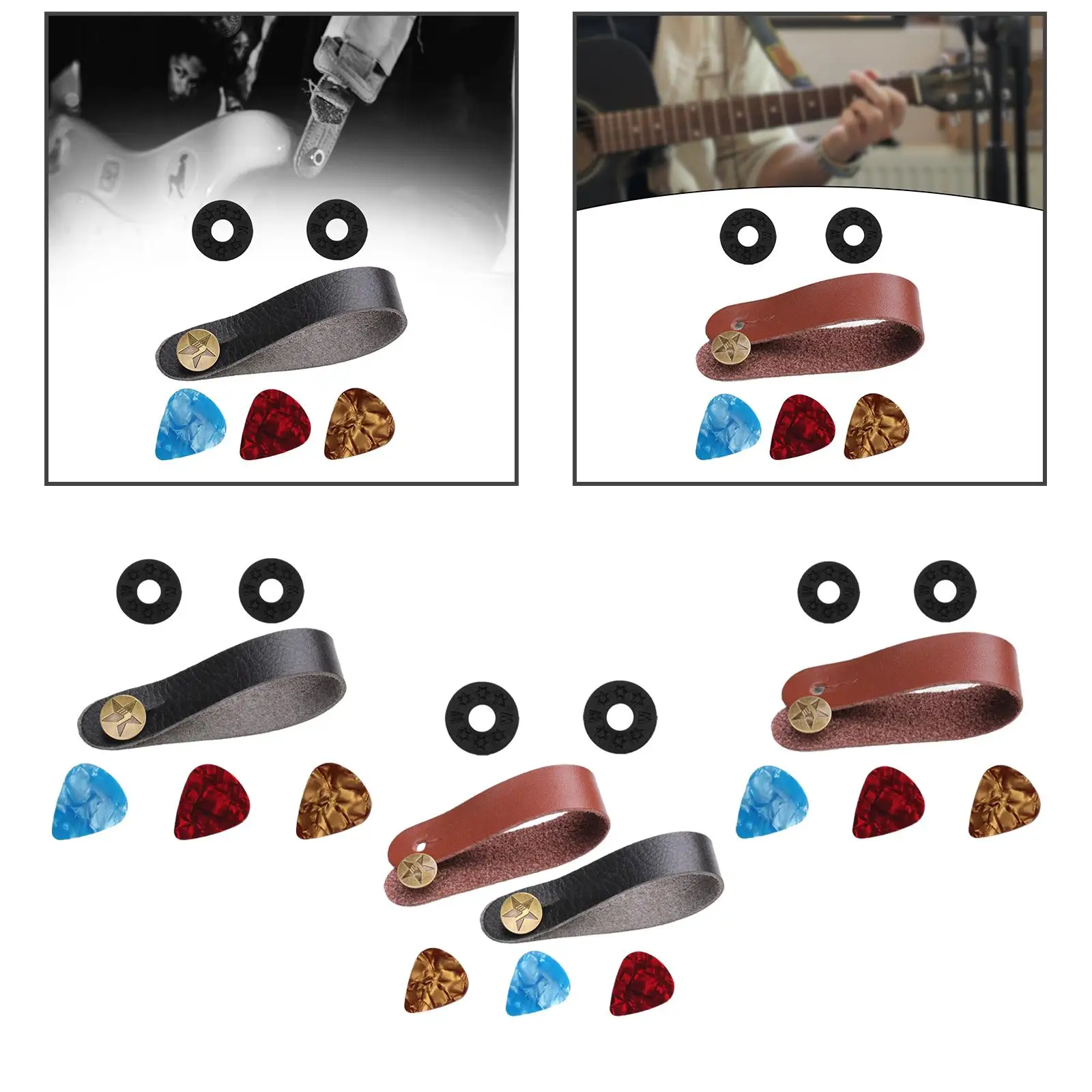 Адаптер головки ремня для гитары акустической классической