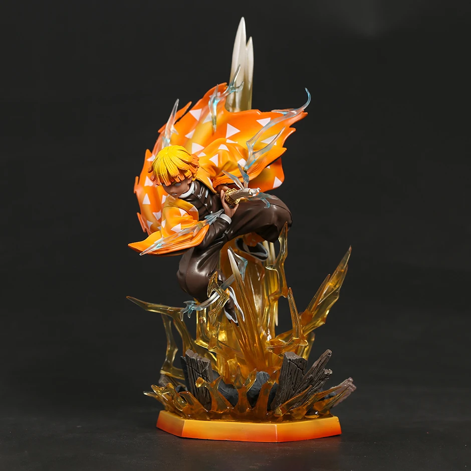 

Игрушка для убийцы демонов Agatsuma Zenitsu со сменной головой