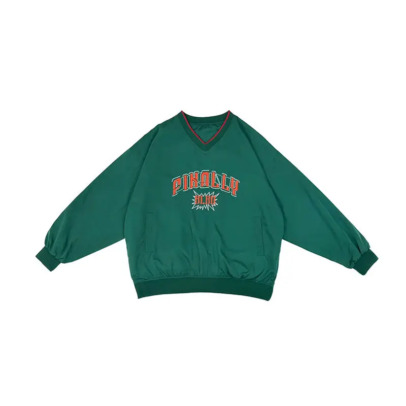 Американская толстовка с капюшоном женская ретро вышитая бейсбольная в