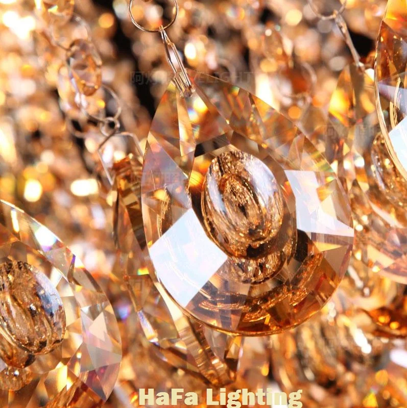 Роскошные хрустальные потолочные светильники диаметром 30 см (11 8 дюйма) с