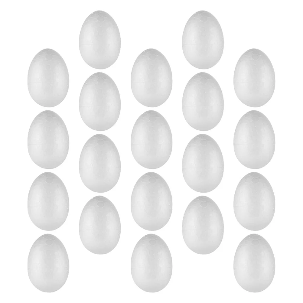 

Пасхальные яйца из пенополистирола, искусственные игрушки, незавершенные украшения