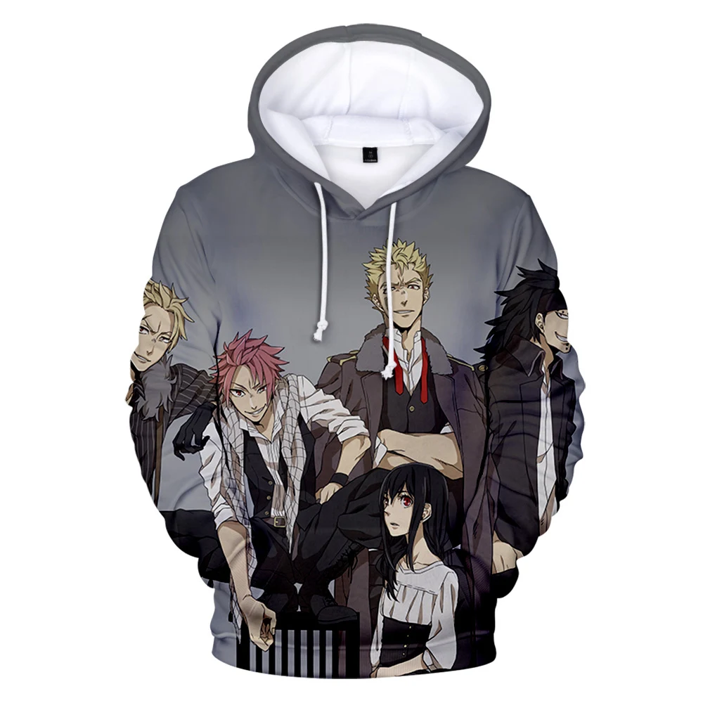 FAIRY TAIL Anime Loose Clothing Tops Hoodie Fashion Coats Men's Women's 3D Hoodies Streetwear Pullover Youthful Child Couples |