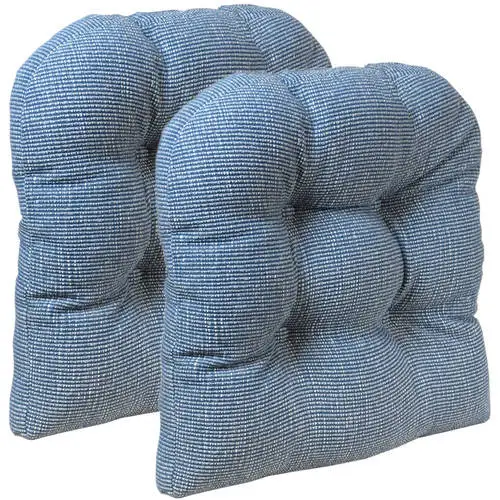 

Non-Slip 15" x 15" Venus Tufted Universal Chair Cushions, Set of 2
