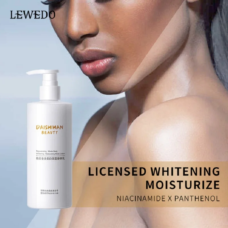 LEWEDO Whitening Moisturizing Body Lotion Brighten Smooth Skin Lasting Fragrance Insantly Whitening Niacinamide Body Lotion