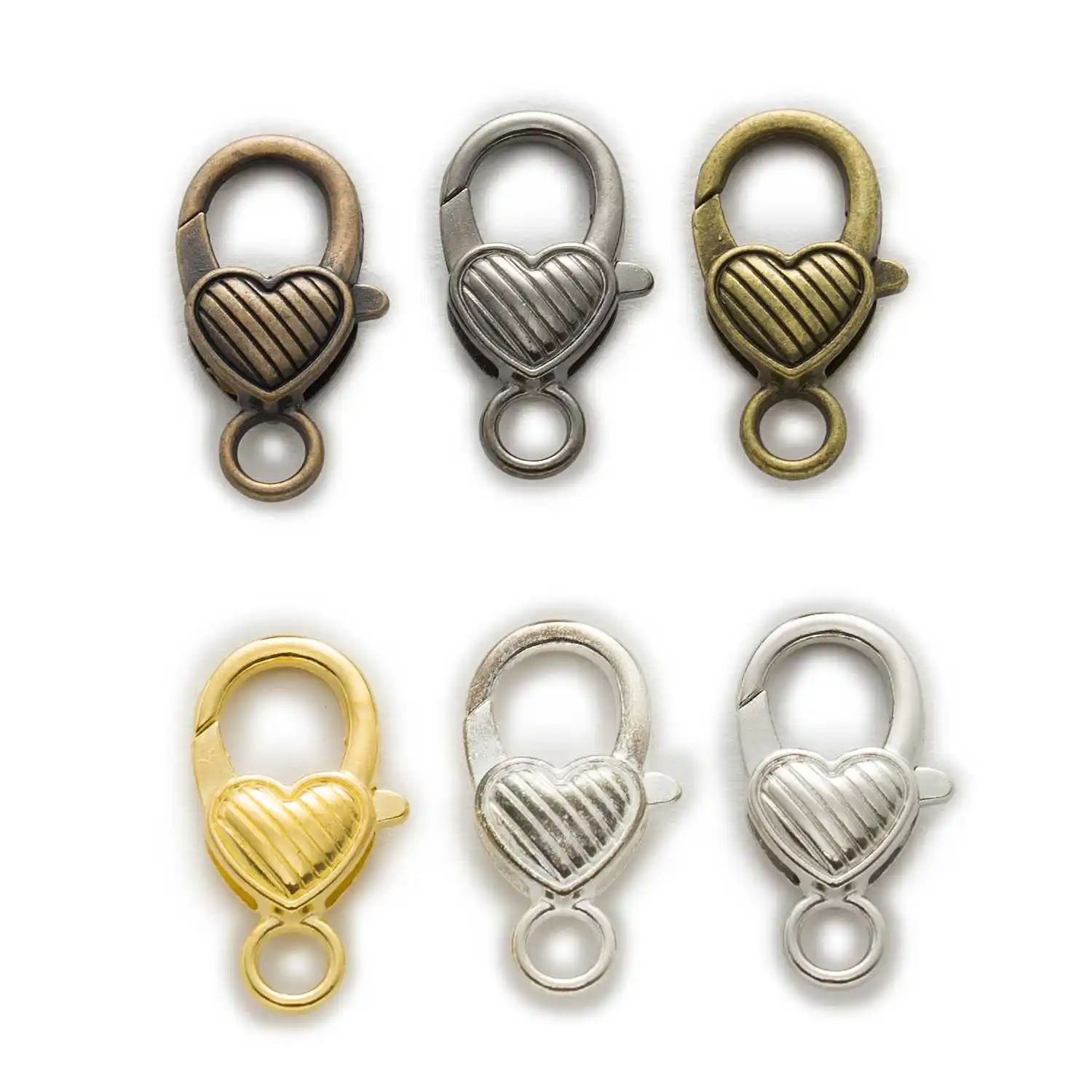 

5 шт., металлические застежки для браслетов и ожерелий, 27 х14 мм