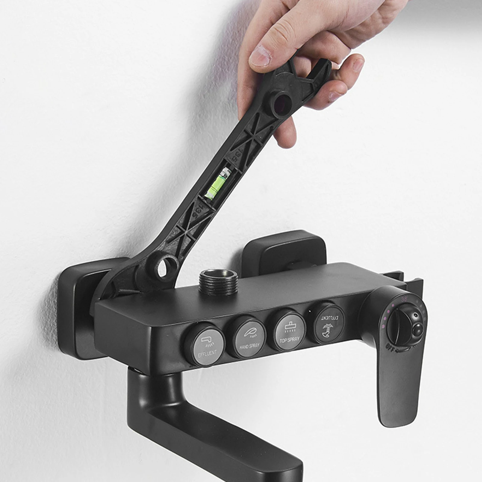 Универсальный двухсторонний ключ для душа легкий гаечный ванной смесителей и