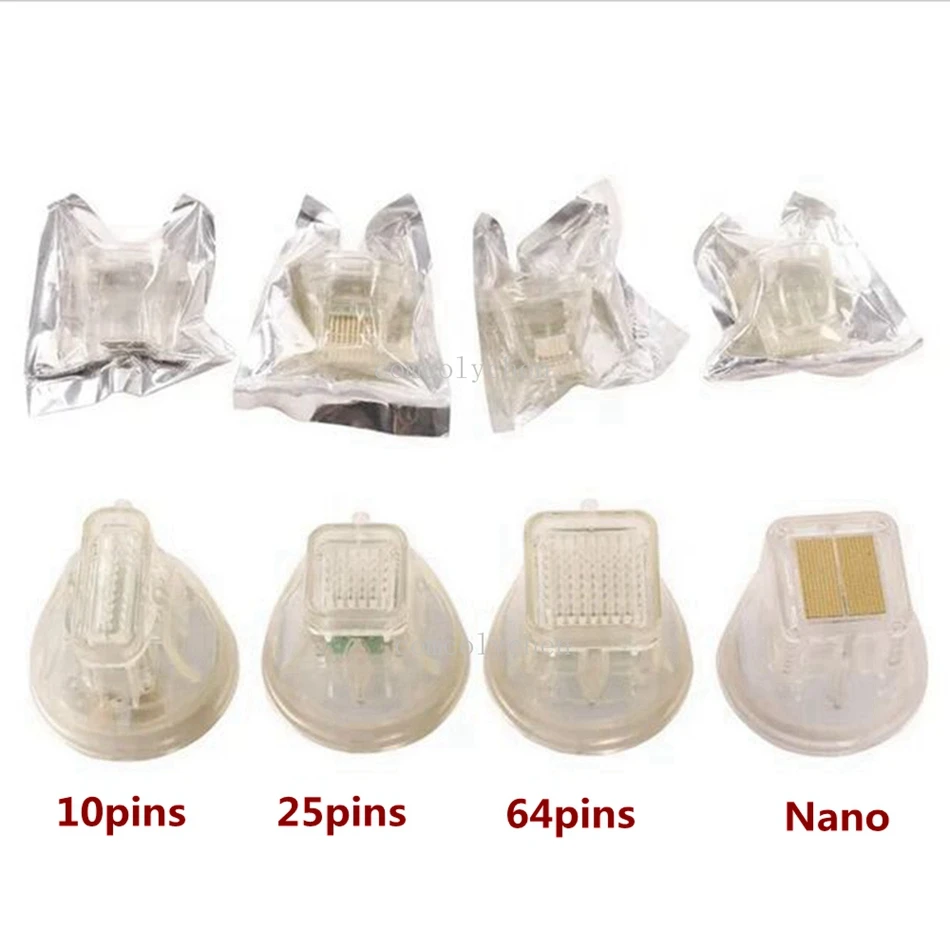 

10pcs Disposable RF Microneedling Cartridge 10 Needles, 25/64 Pins, Nano Fractional RF Microneedle Machine Skin Beauty