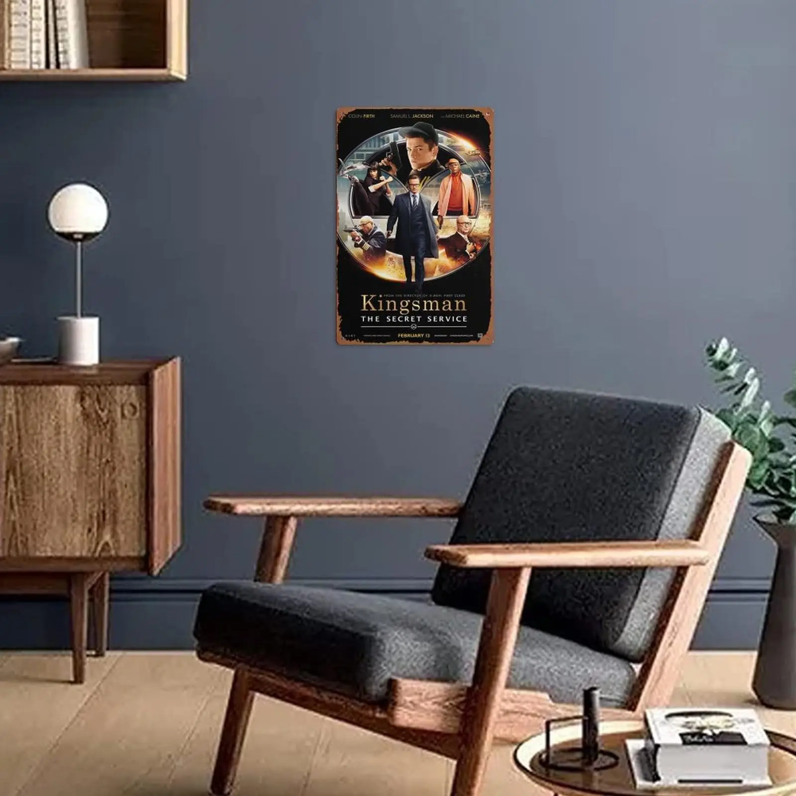 Настенный плакат в стиле секретной службы Kingsman 8x12 дюймов