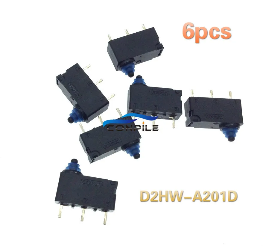 

6 шт. оригинальный D2HW Автомобильный Дверной замок микропереключатель 3 фута водонепроницаемый Сенсорный переключатель D2HW-A201D для Opel Zafira ...