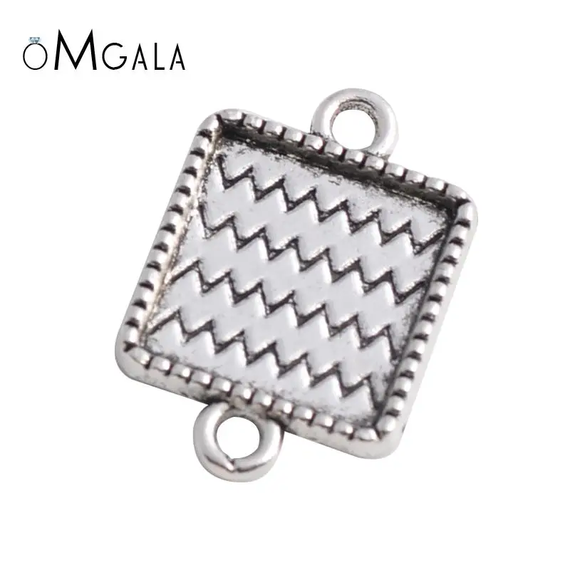 Основание для квадратного браслета с кабошоном 10 мм 100 шт. |