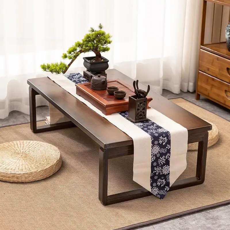 

Floating Window Table Folding Japanese Tatami Tea Table Small Tea Table Low Solid Wood Sitting Bedroom Floating Window Table