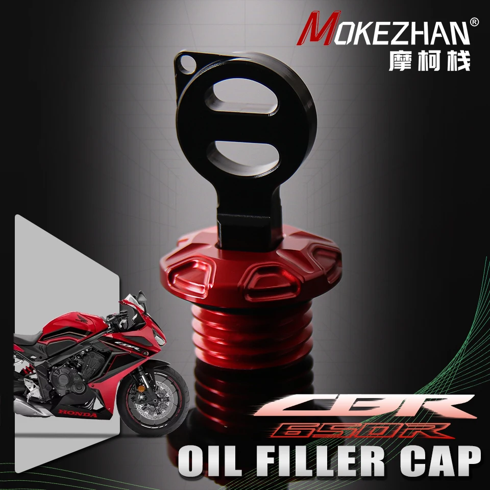 

Motorcycle Anti theft Engine Oil Filler Cap Plug Cover For HONDA CBR650R CBR650F CBR 650R 650F 2016-2024 2023 2022