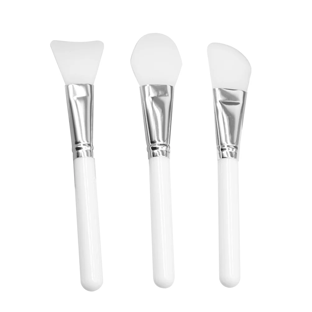

Face Brush Applicator Brushes Makeup Skin Moisturizers Hairless Transparent Cream Body Butter Diy Mud Facial Silicone Care