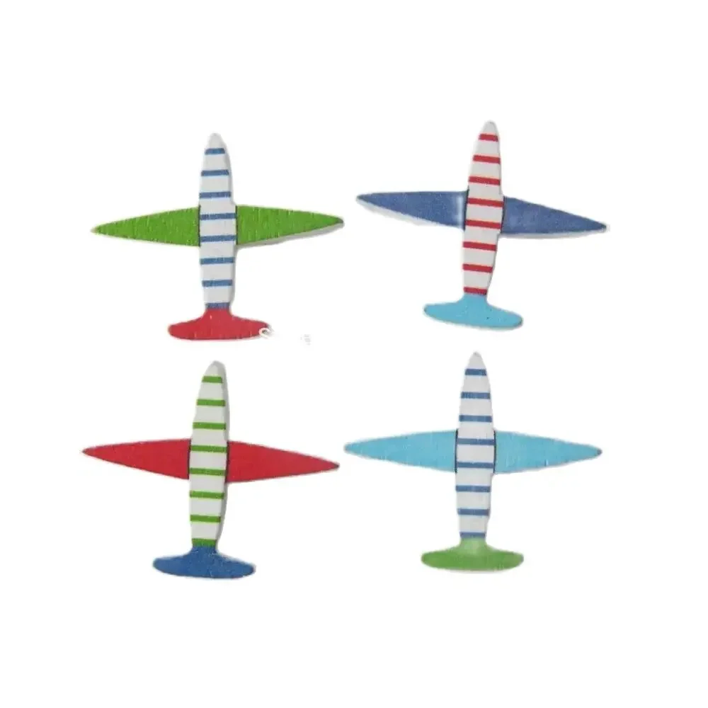 

WBNNWL 240Pcs Flatback Wood Airplane Craft Buttons Without Holes DIY Decorative Embellishment