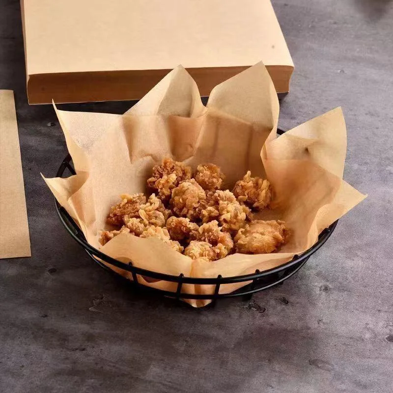 100 шт. маслопоглощающие бумажные коврики для пиццы