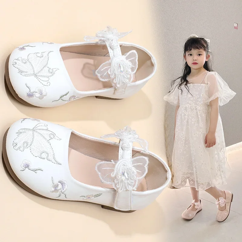 dziecięcone buty dziecięce w stylu chińskim dla małych dziewczynek połączeniu z butach