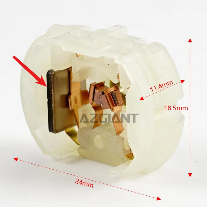 7 видов крышки заднего подшипника для двигателя дверного замка автомобиля, двигателя блокировки рулевого управления, держателя щетки двигателя замка заднего вида