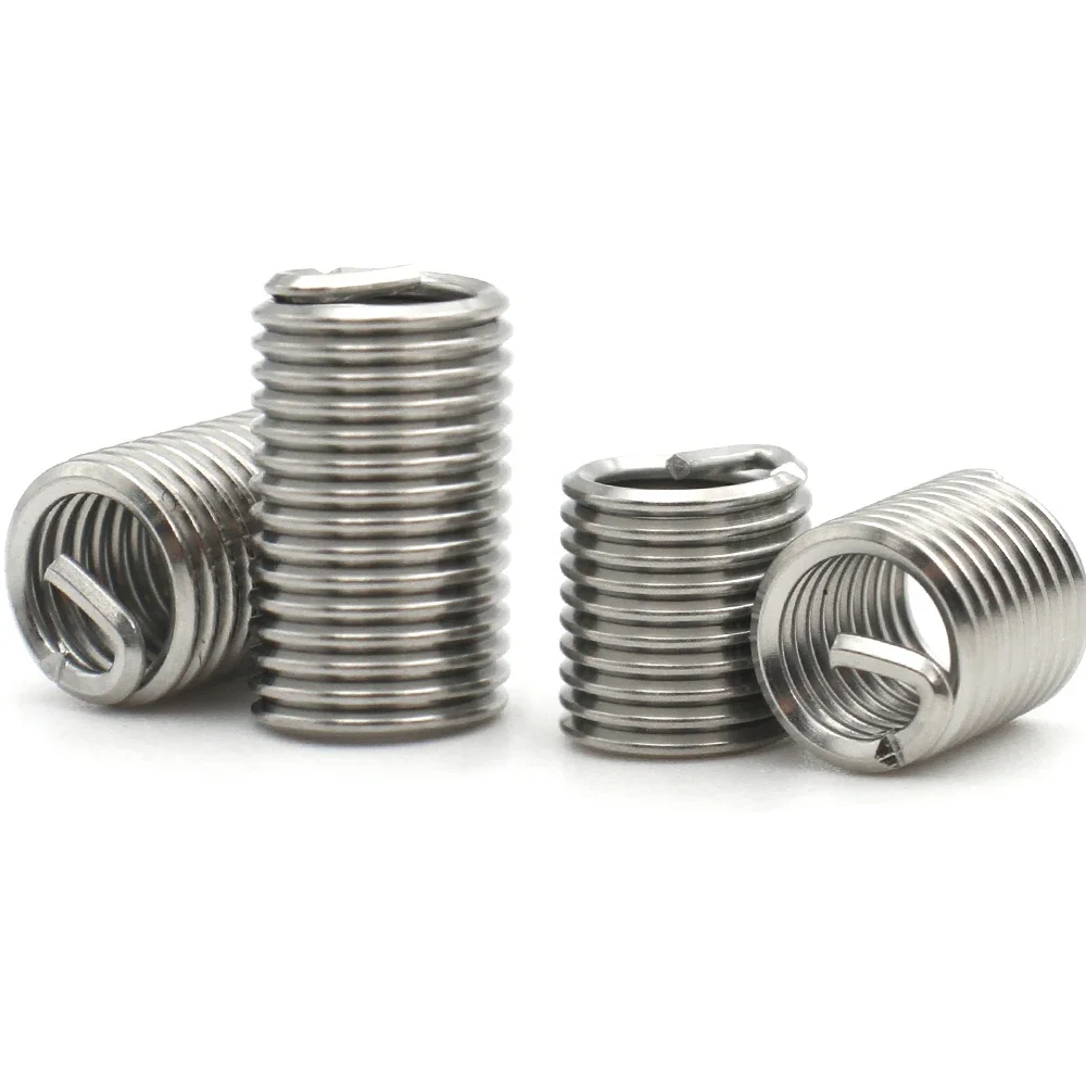 2/5/10/30 шт. M1.6 M2 M2.5 M3 M4 M5 M6 M8 ~ M24 304 спиральная проволока из нержавеющей стали втулка