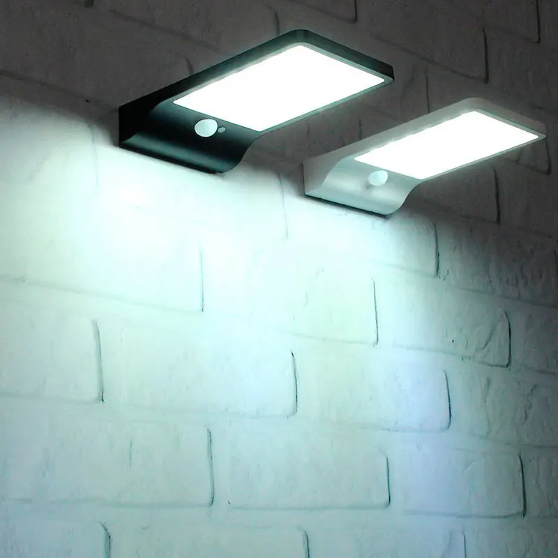 

Outdoor Waterproof Energy Saving LED Wall Light Sun Powered Garden Street Light PIR Motion Sensor Solar Wall Light