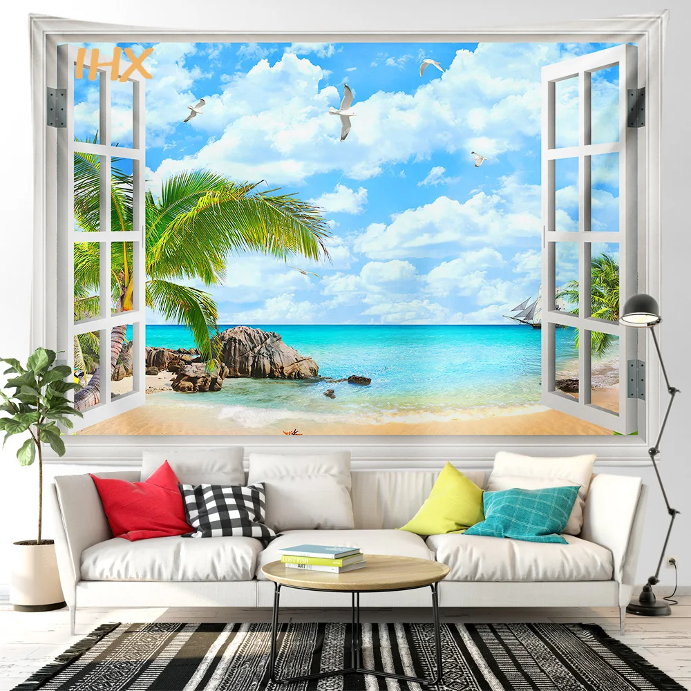 

Гобелен пейзаж горы лес IHX полиэстер/хлопок