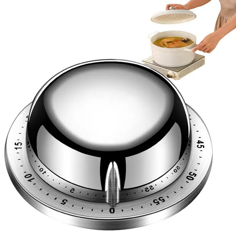 Kitchen Timer Mechanical Cooking Timer Clock Magnetic No Batteries Required Countdown Reminder 0-59 Minutes For Hair Color