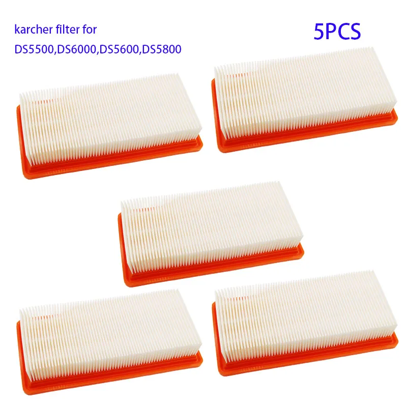 

5PCS For Karcher 6.414-631.0 Hepa Filters Robot Vacuum Cleaner Parts For Karcher DS5500 DS6000 DS5600 DS5800 HEPA Filter