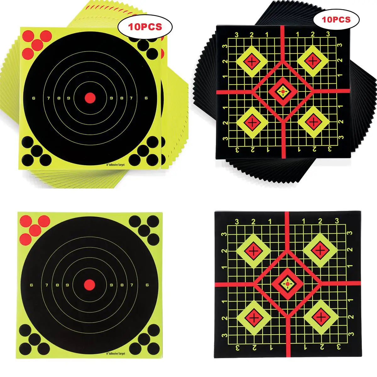 10 шт. самоклеящиеся наклейки для стрельбы