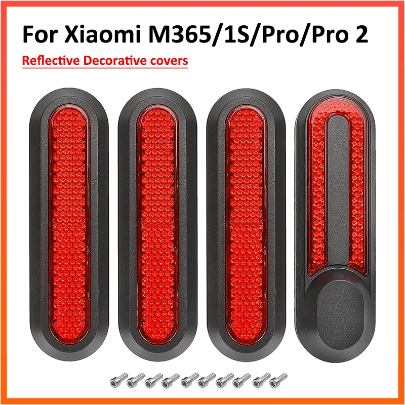 

Pro Wheel Decorative Cover For Xiaomi M365 1S Pro2 Electric Scooter Modified Reflective Cover With Screws