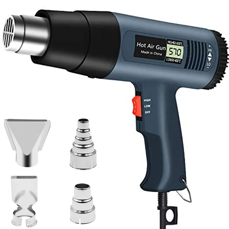 Фен для горячего воздуха с ЖК-дисплеем 110 В/220 В |