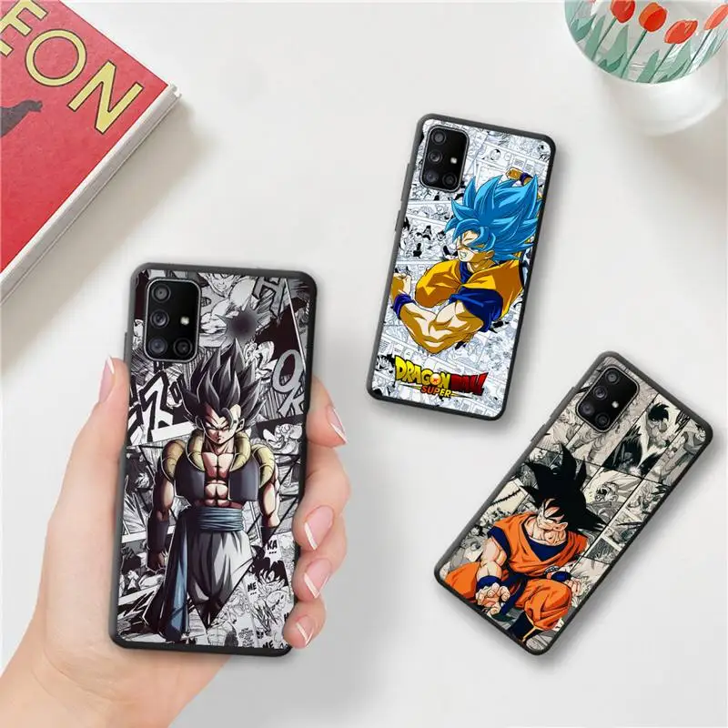 

Anime Comics Dragon Z Ball Son Goku DBZ Phone Case For Samsung Galaxy A52 A21S A02S A12 A31 A81 A10 A30 A32 A50 A80 A71 A51 5G