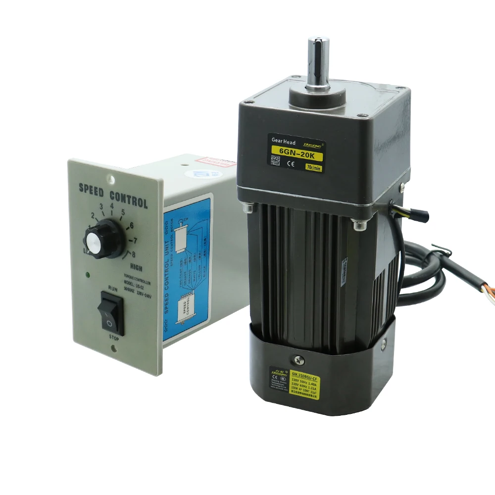 

НОВЫЙ HLTNC 400 Вт 110 В 220 В 50/60 Гц однофазный индукционный микроредукторный двигатель с переменной скоростью для роста для высокого крутящего момента