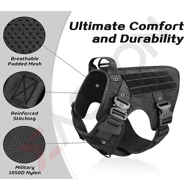 Тактическая поводок и для собак военная тренировка облегченная модульная