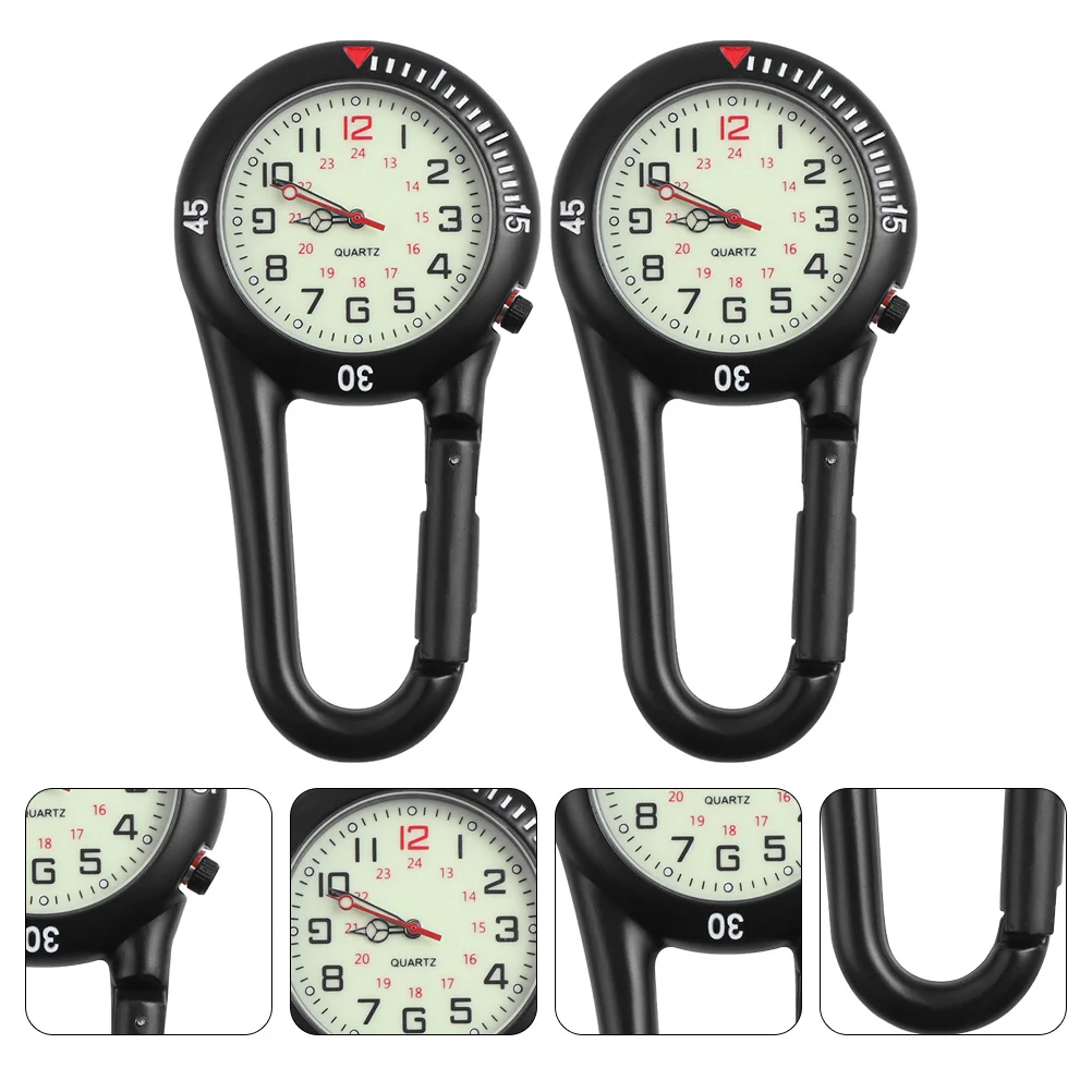 

Watch Fob Clip Pocketcamping Carabiner Backpack Outdoor Nurses Backpacker Luminous Doctors Sports Dark Theglow Portable Keyring